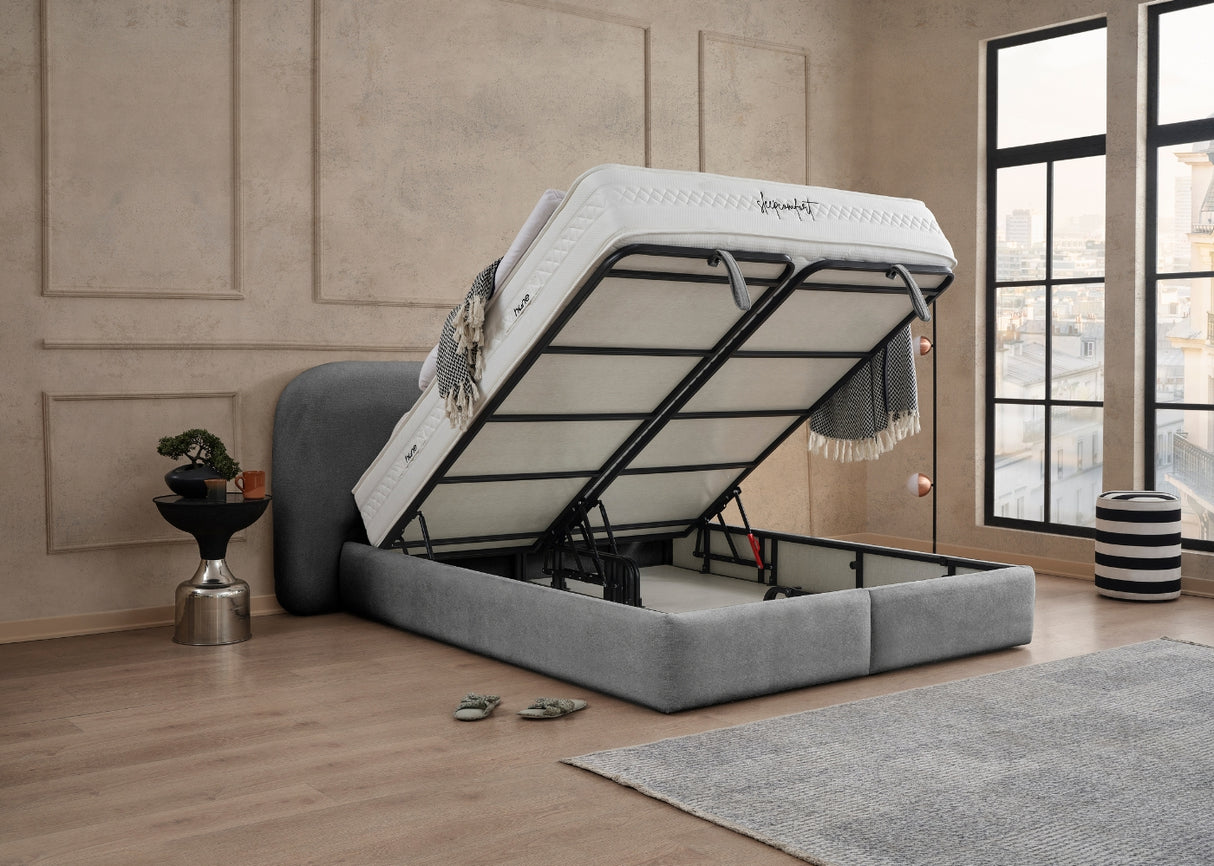 Bett mit Stauraum OVER