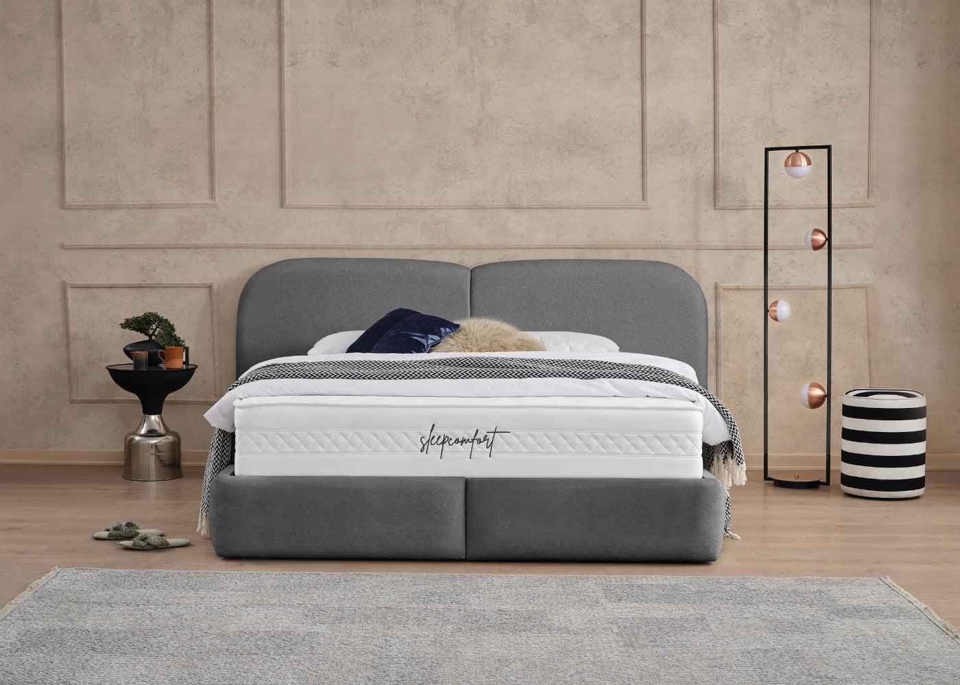 Posteľ s úložným priestorom NAD