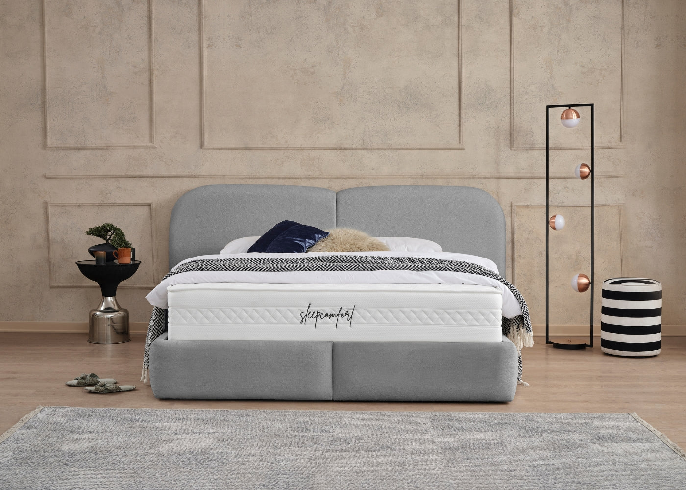 Posteľ s úložným priestorom NAD