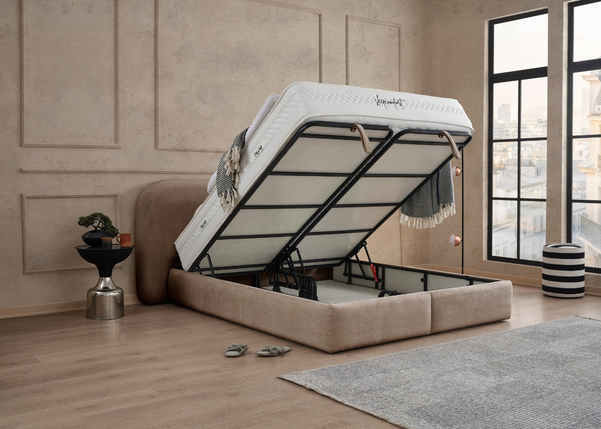 Bett mit Stauraum OVER