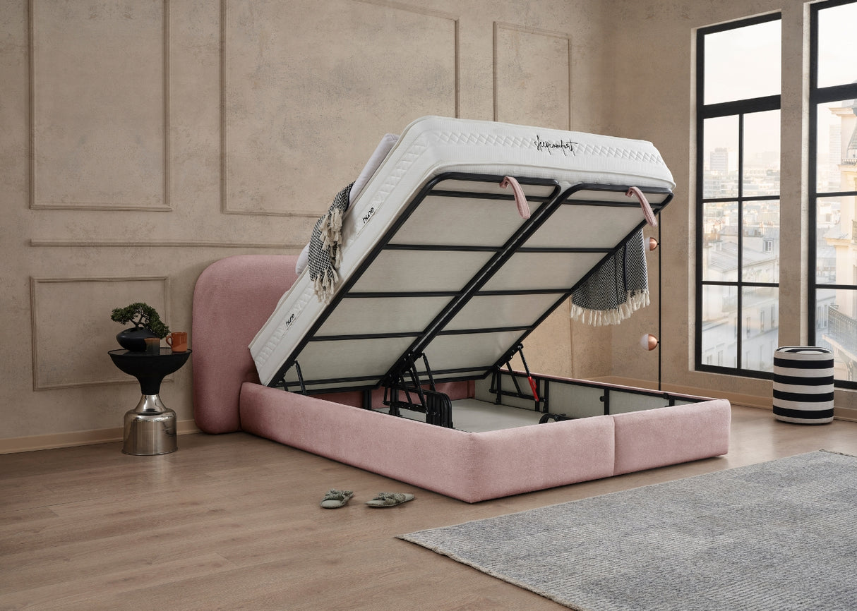 Bett mit Stauraum OVER