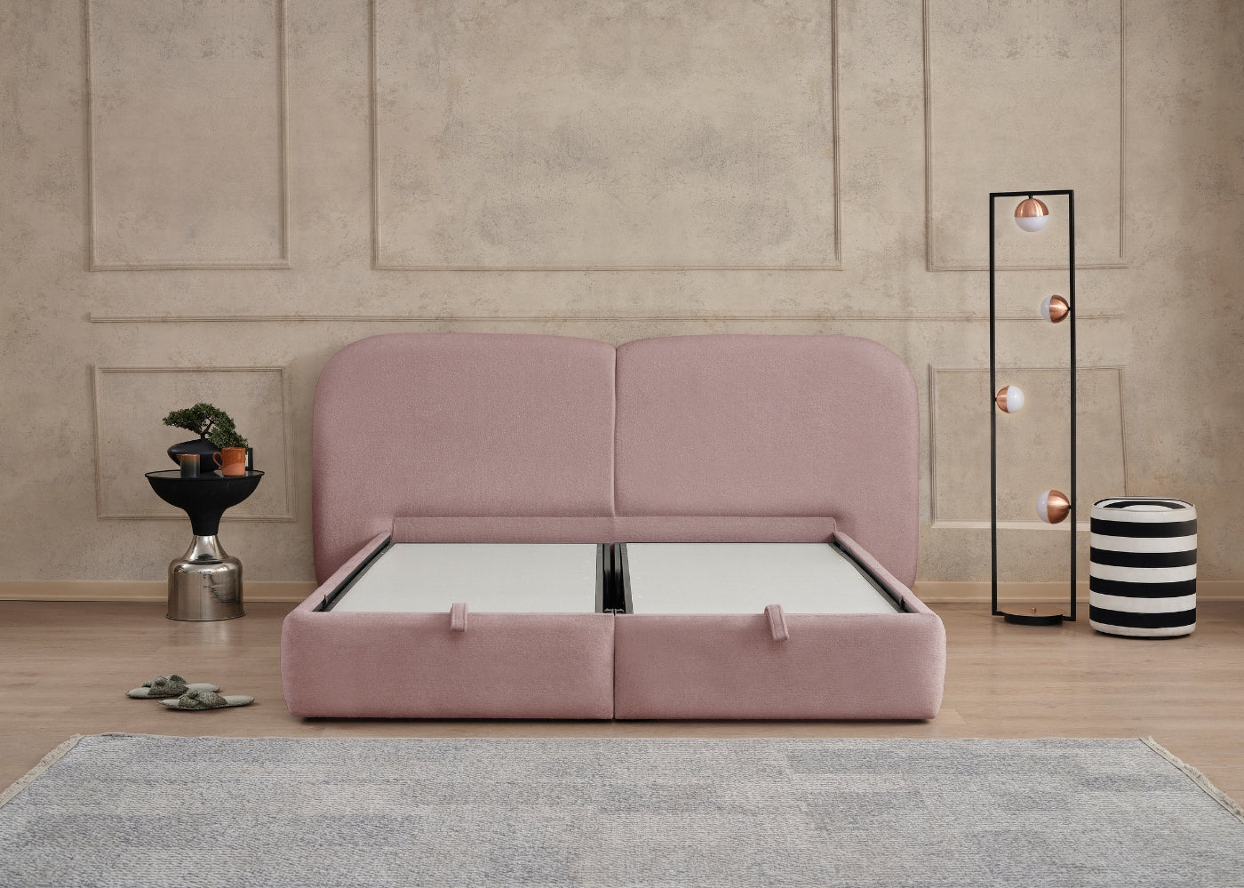 Posteľ s úložným priestorom NAD