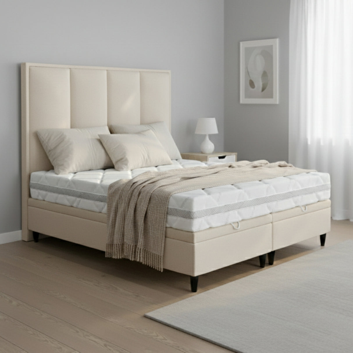 Komplettes Bett PIANO (inkl. Cloudy Matratze)