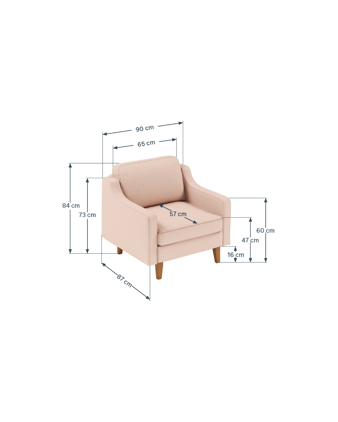 Modulares Sofa Robin 1-Sitzer