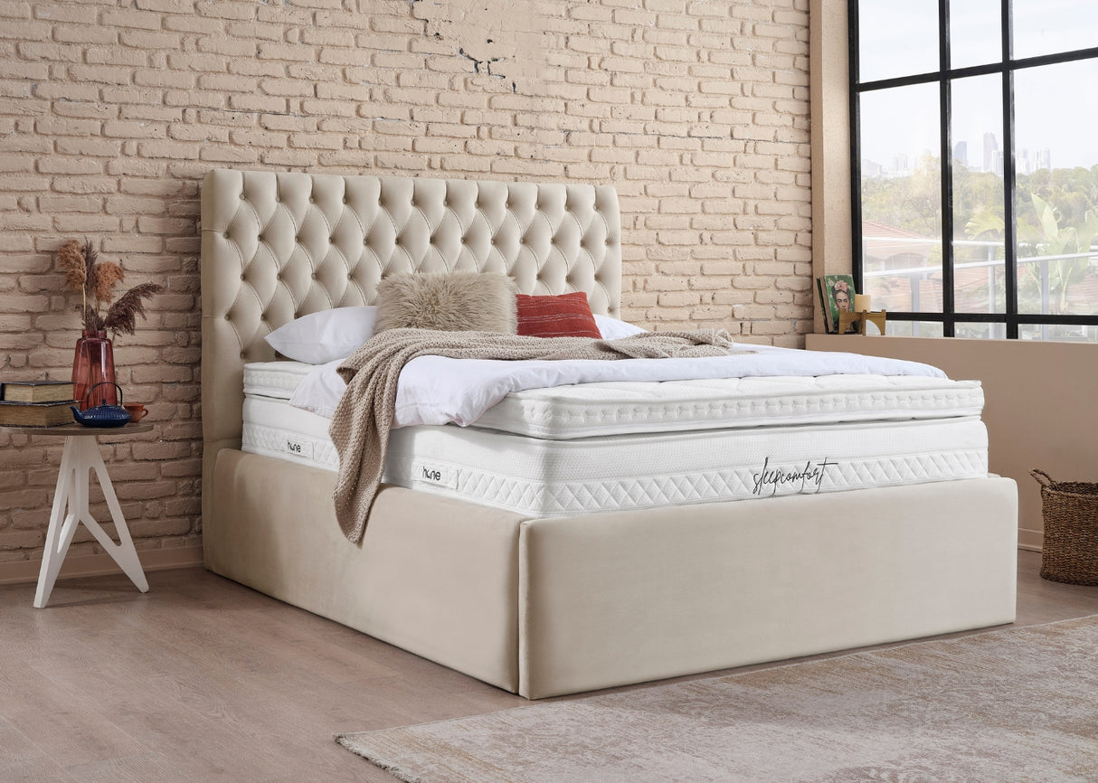 Bett mit XXL Stauraum ROMA ONE