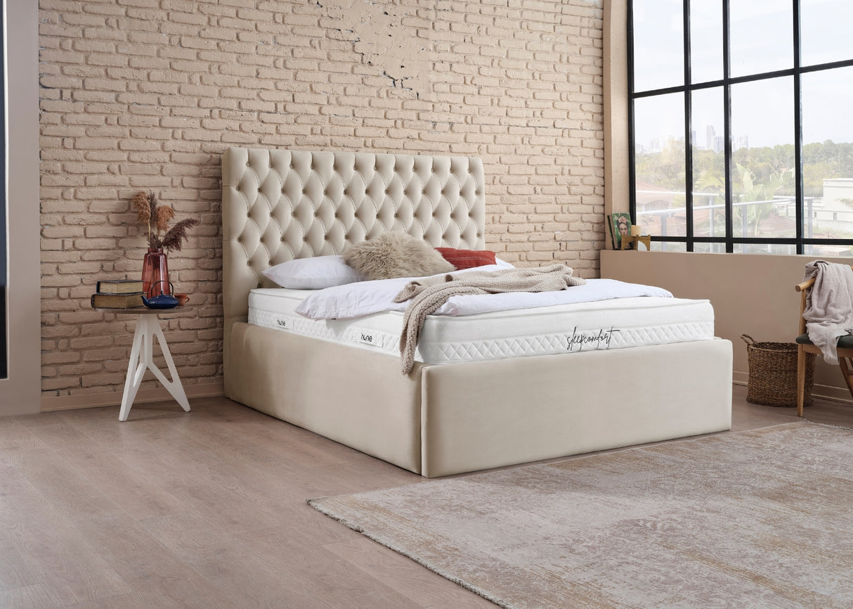 Bett mit XXL Stauraum ROMA ONE