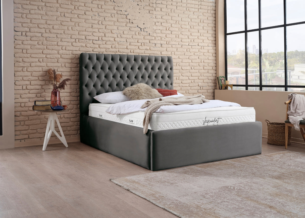 Bett mit XXL Stauraum ROMA ONE