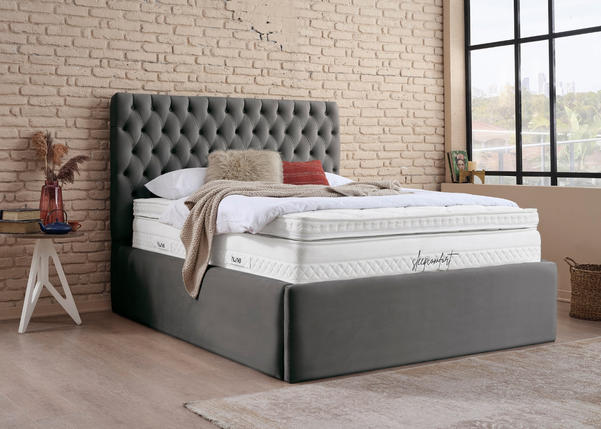 Bett mit XXL Stauraum ROMA ONE