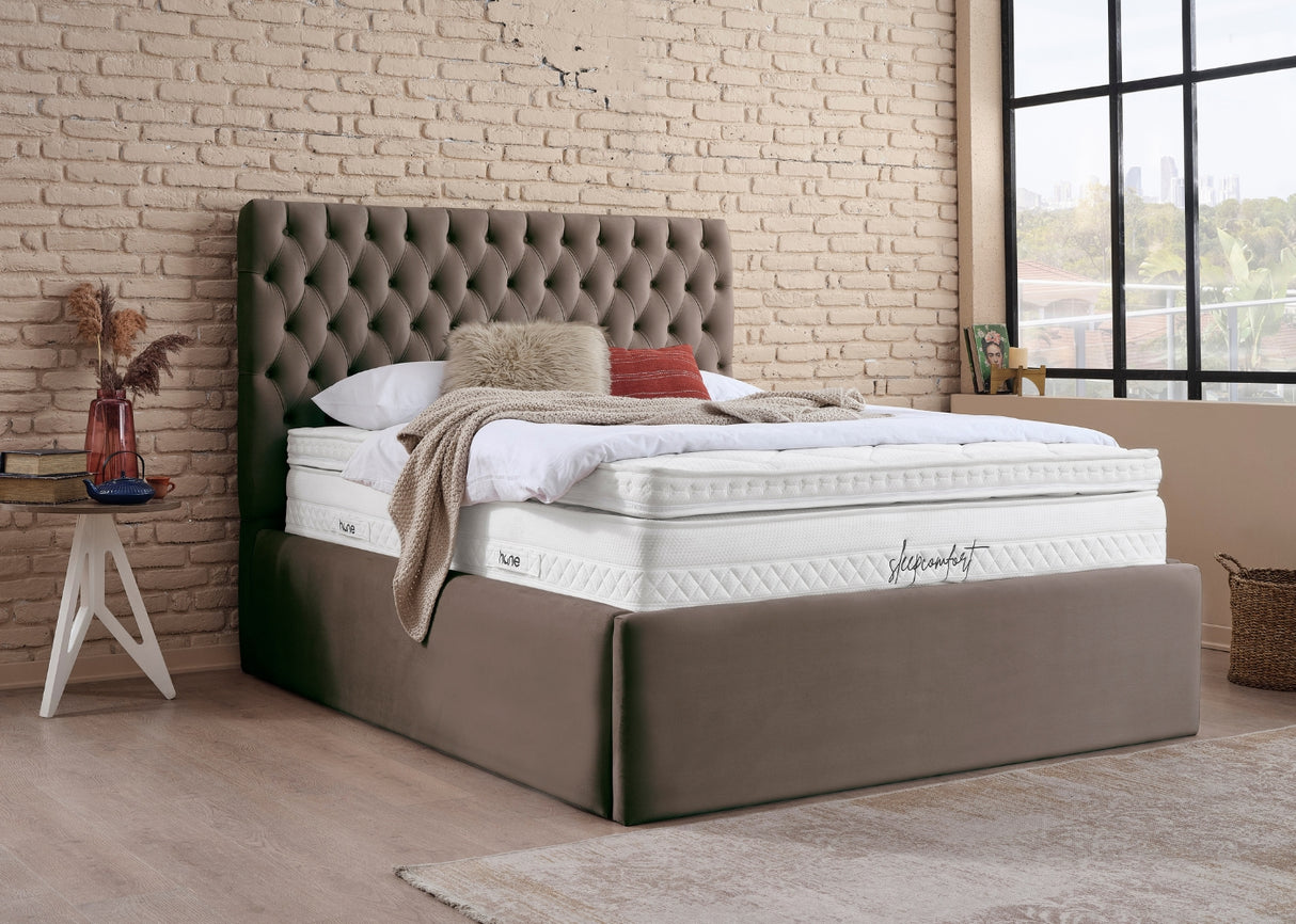 Bett mit XXL Stauraum ROMA ONE