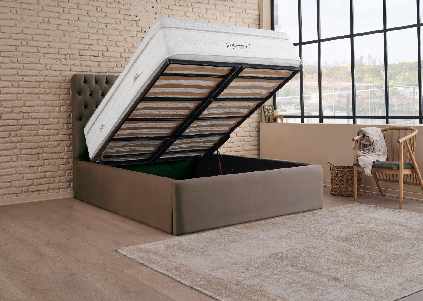 Posteľ s úložným priestorom XXL ROMA ONE