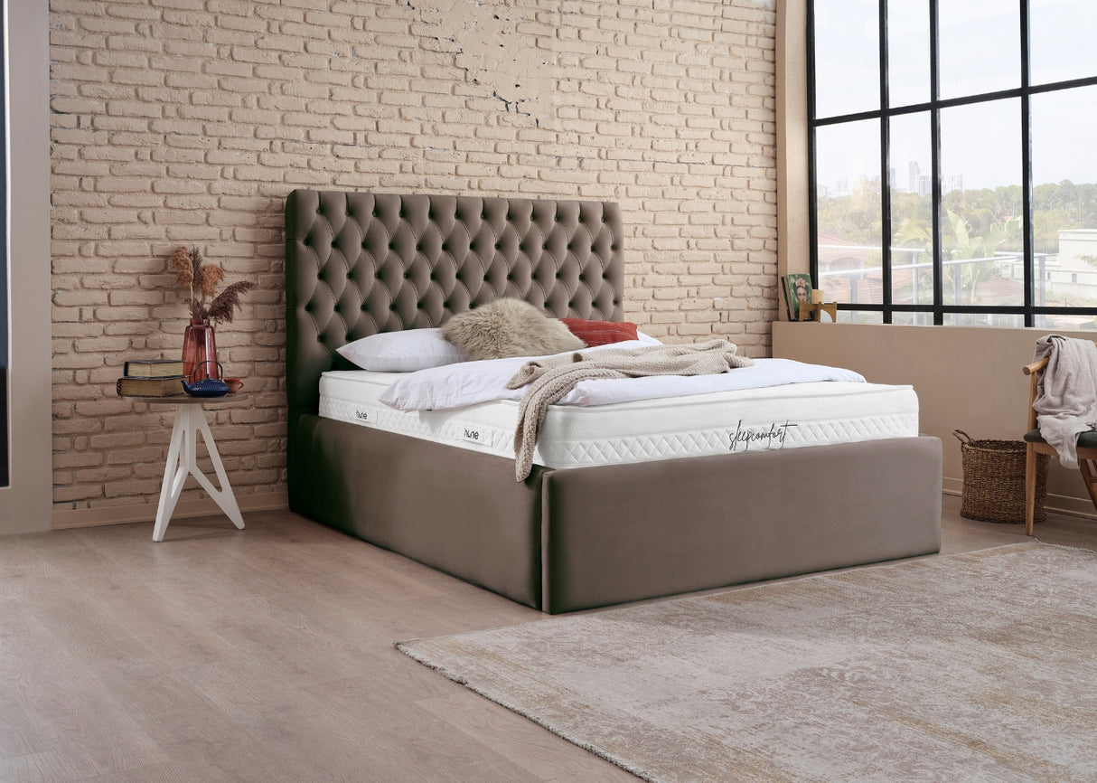 Bett mit XXL Stauraum ROMA ONE