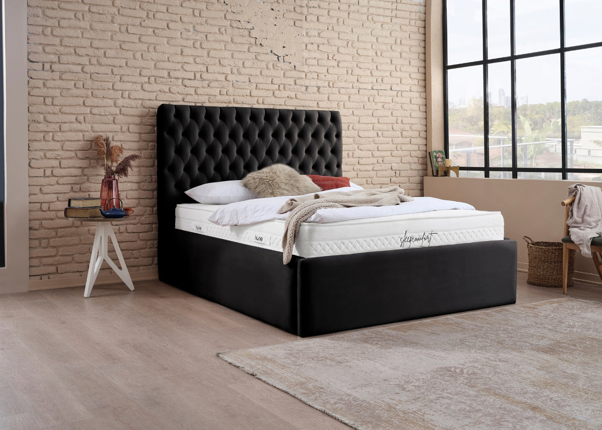 Bett mit XXL Stauraum ROMA ONE