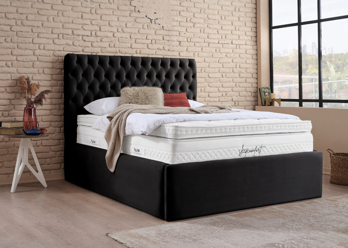 Bett mit XXL Stauraum ROMA ONE