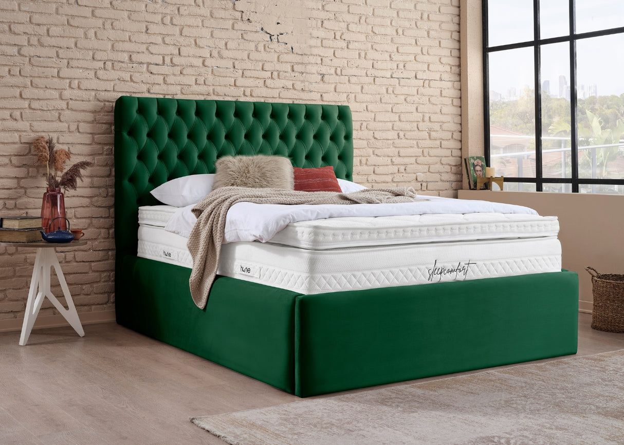 Bett mit XXL Stauraum ROMA ONE