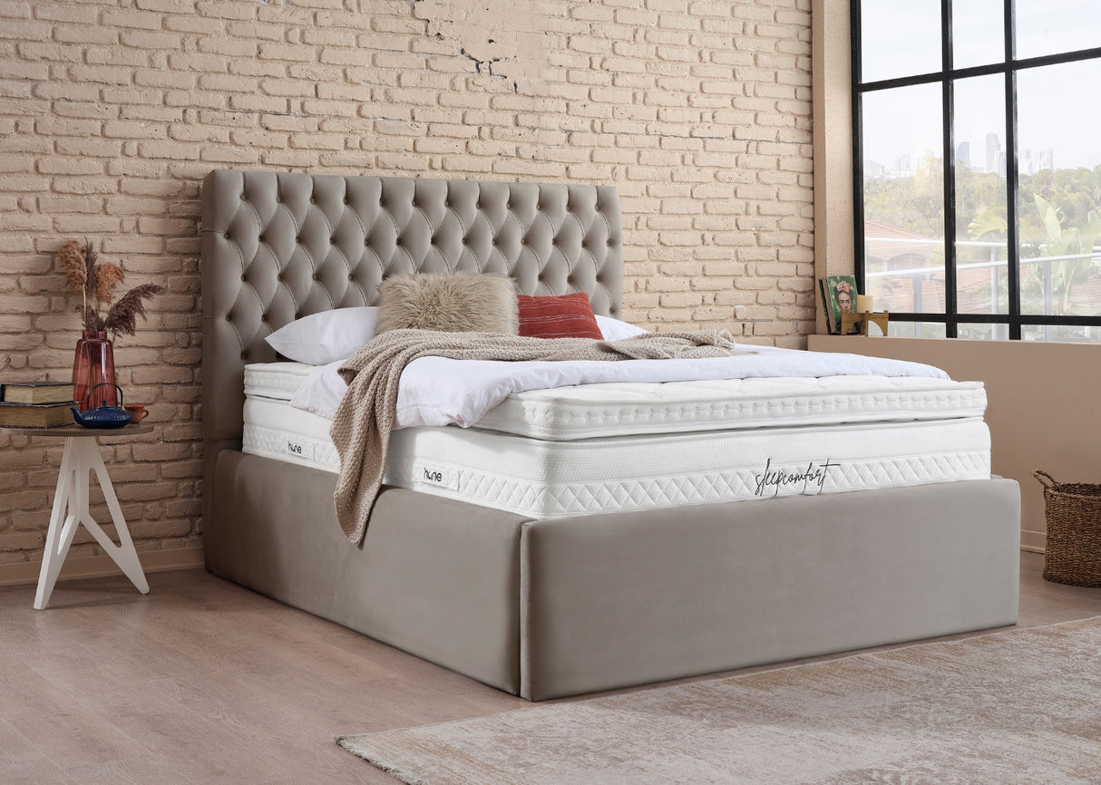 Bett mit XXL Stauraum ROMA ONE