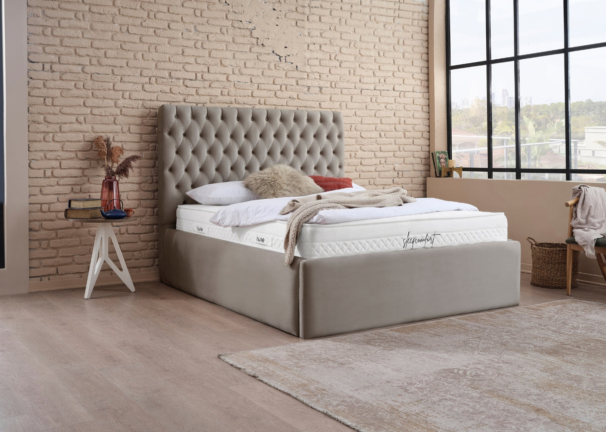 Bett mit XXL Stauraum ROMA ONE