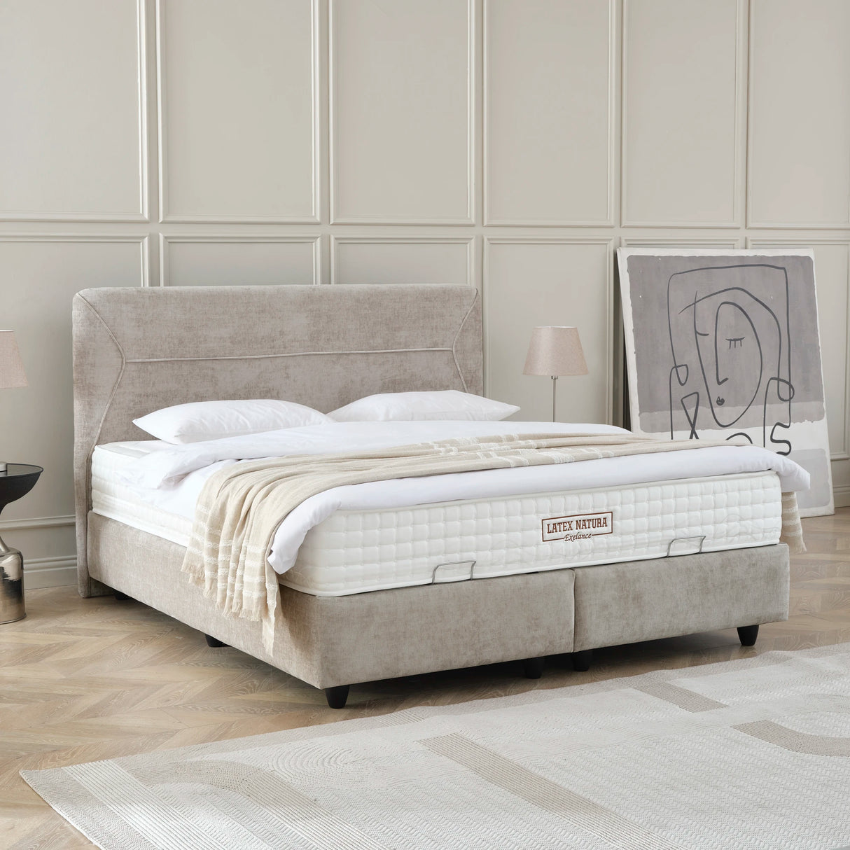 Bett mit Stauraum SleepPro