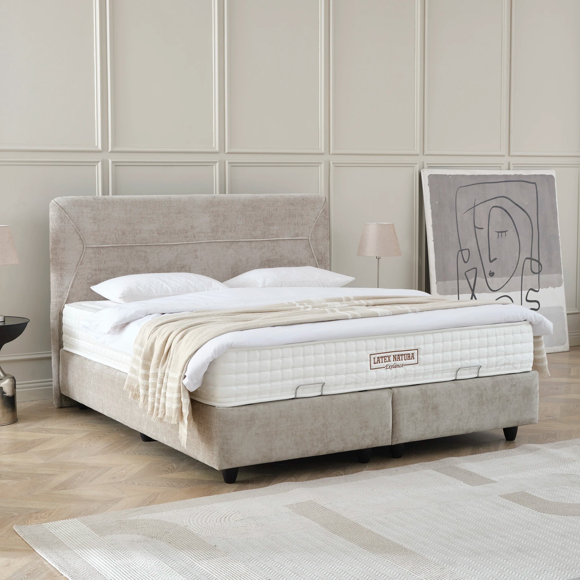 Bett mit Stauraum SleepPro