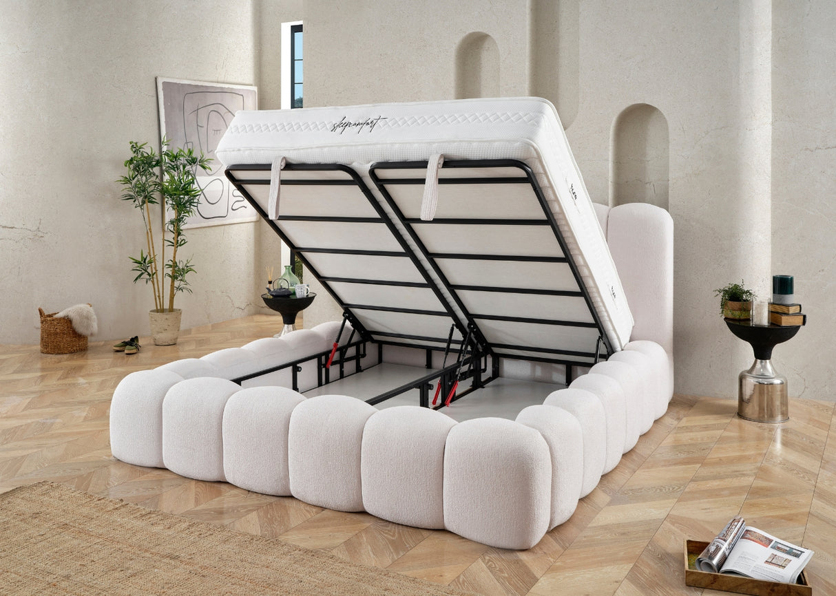 Bett mit Stauraum WAVY