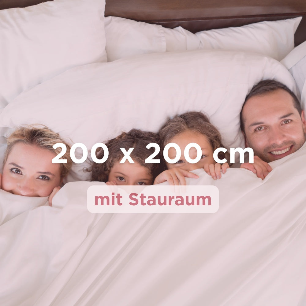 Bett mit Stauraum 200 x 200 cm