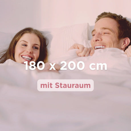 Bett mit Stauraum 180 x 200 cm