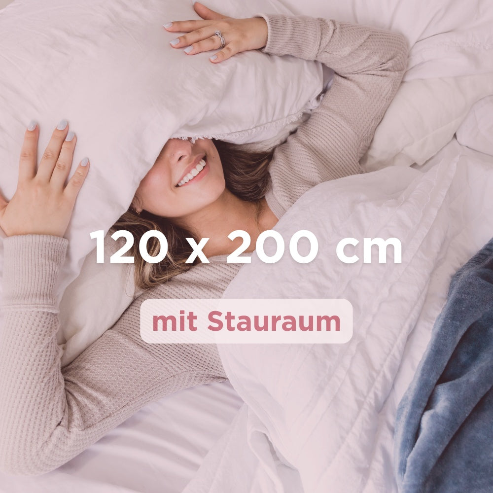 Bett mit Stauraum 120 x 200 cm