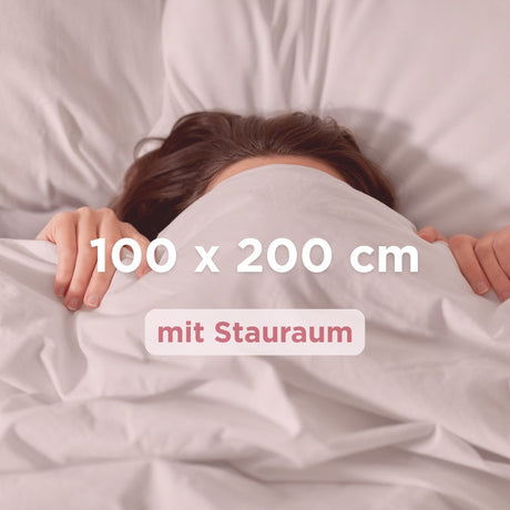 Bett mit Stauraum 100 x 200 cm