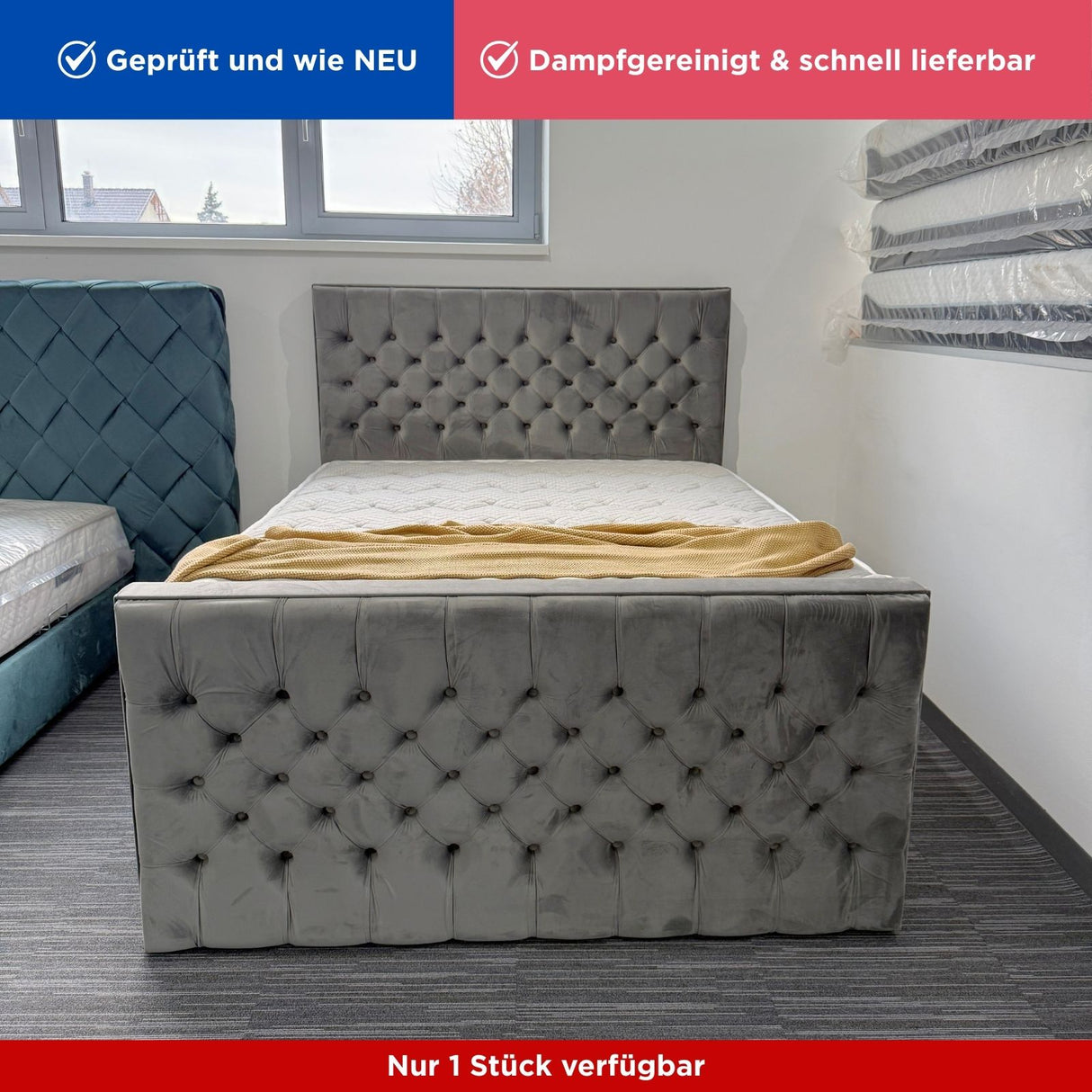 CHESTER DUO 160×200 inkl. Matratze & Stauraum