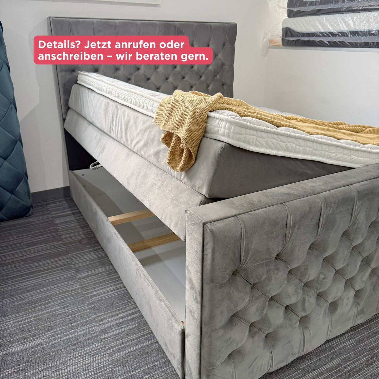 CHESTER DUO 160×200 inkl. Matratze & Stauraum