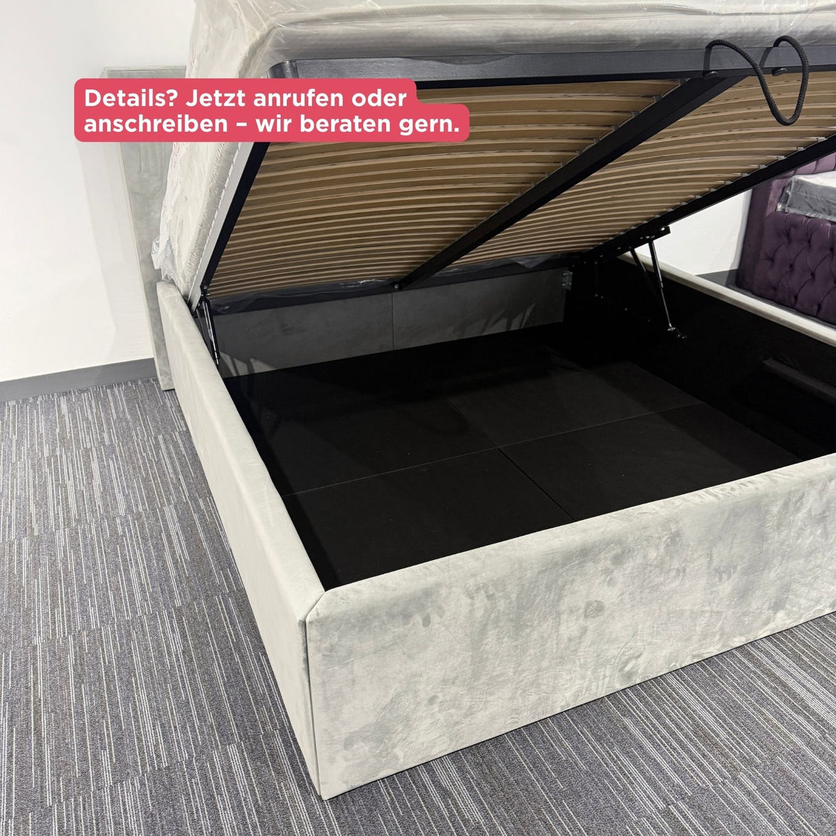 MIA 180×200 inkl. Matratze & Stauraum