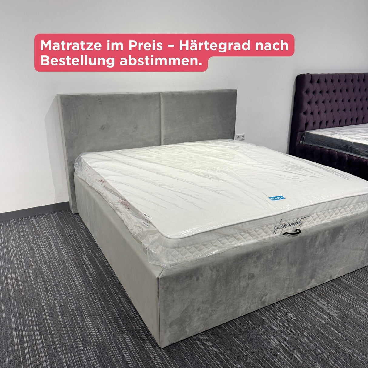 MIA 180×200 inkl. Matratze & Stauraum