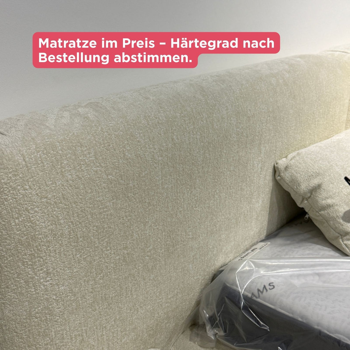 MYCONOS 160×200 inkl. Matratze & Stauraum