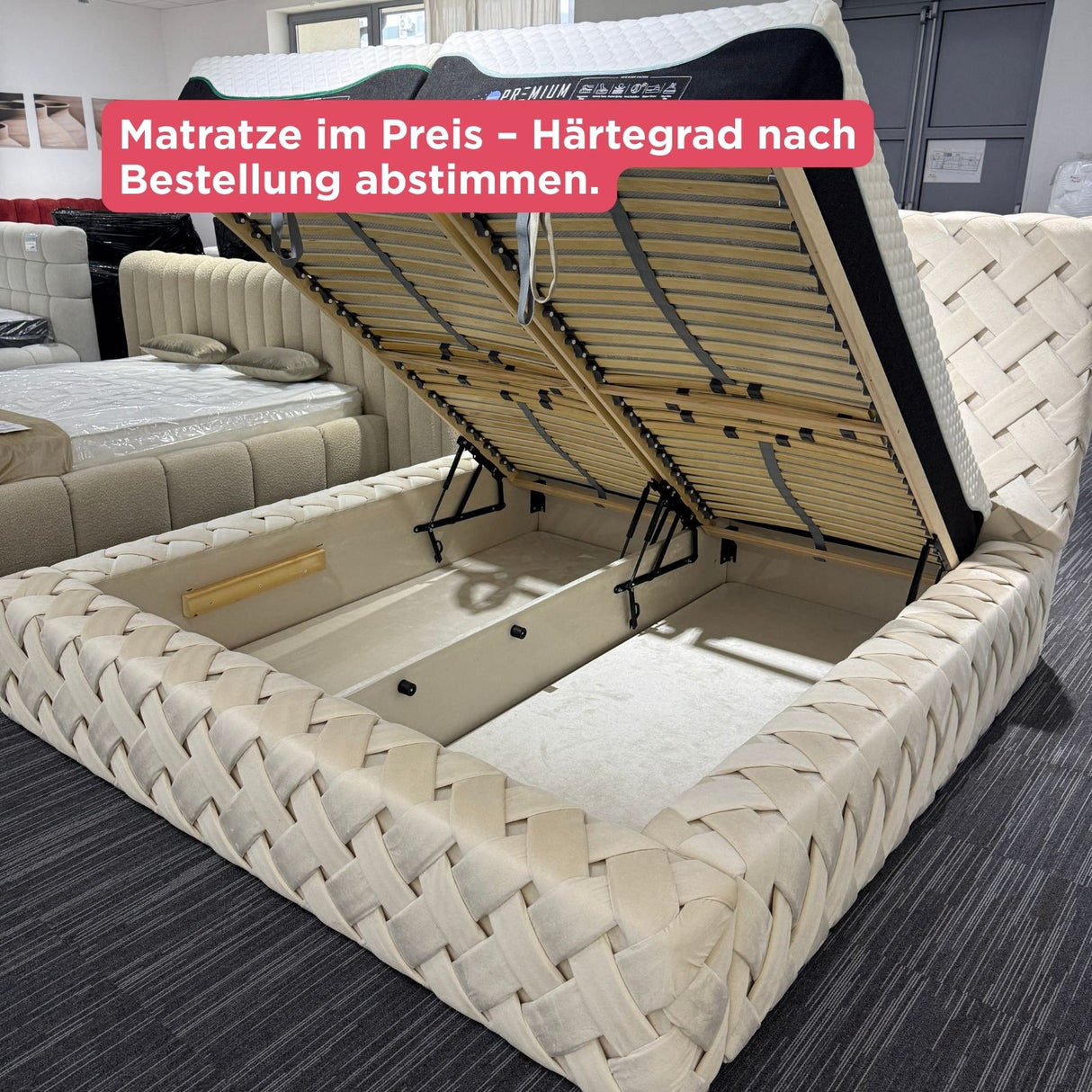 CROSS 3D 180x200 inkl. Matratze & Stauraum