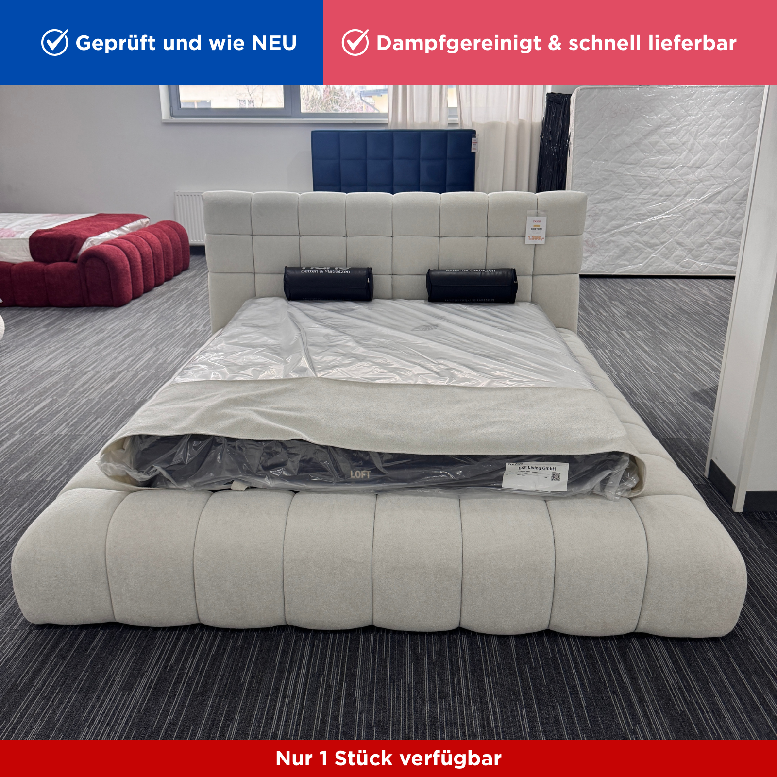 BOTTOM 160×200 – Stauraumbett