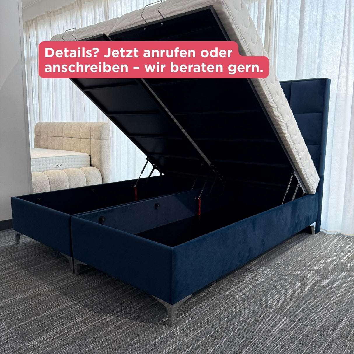 CASTLE 180×200 inkl. Matratze & Stauraum