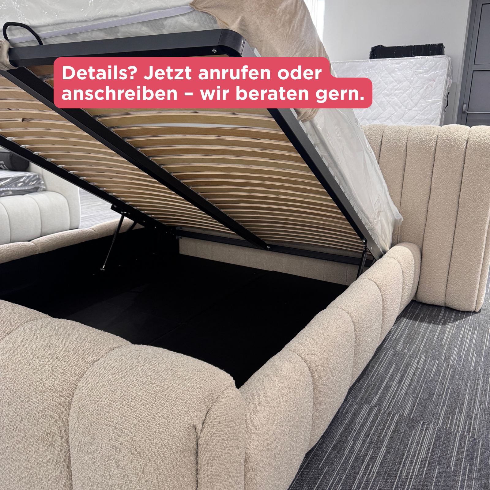 BODOO 160×200 – Stauraumbett