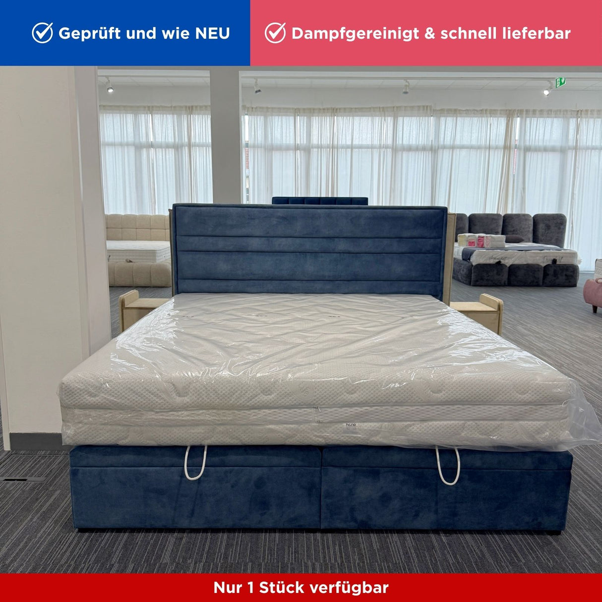 GENESIS 180×200 inkl. Matratze & Stauraum