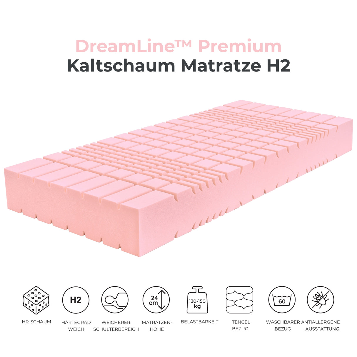 DreamLine™ Ergo Premium Kaltschaummatratze