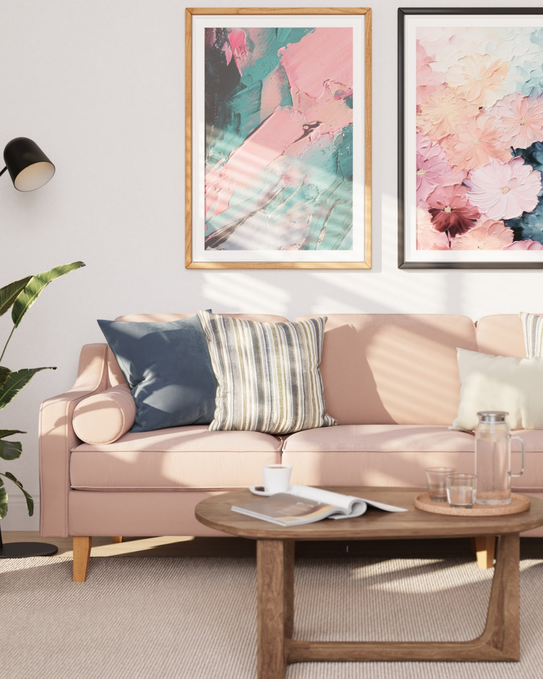 Modulares L Ecksofa Robin Medium mit Schlaffunktion