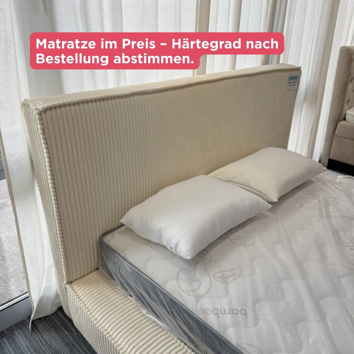 MADRID 160×200 inkl. Matratze & Stauraum