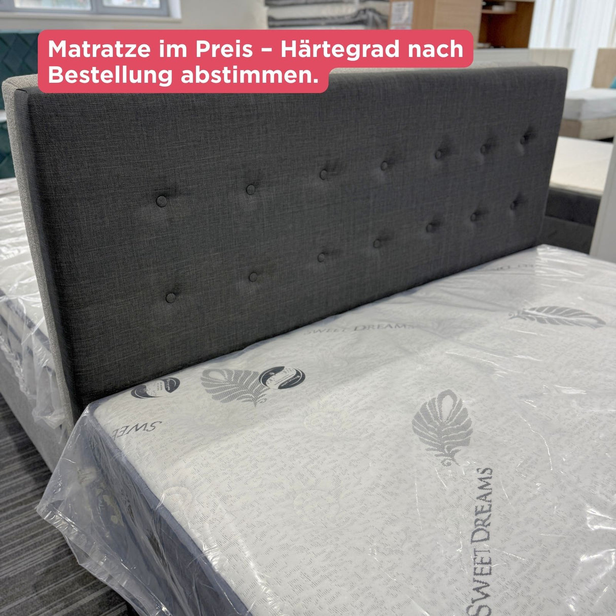 TROY 160×200 inkl. Matratze & Stauraum
