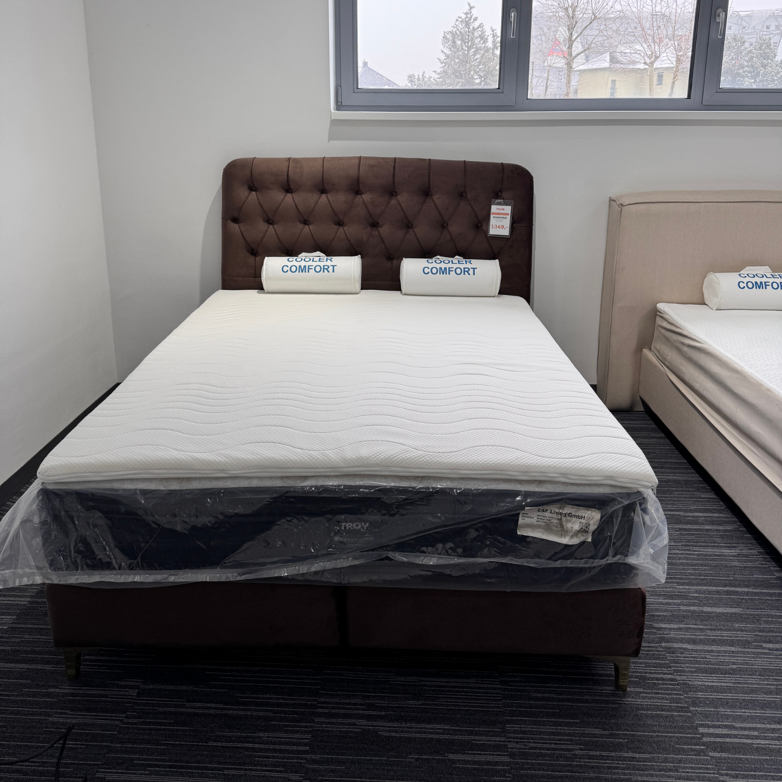 DIAMOND 160×200 - Boxspringbett