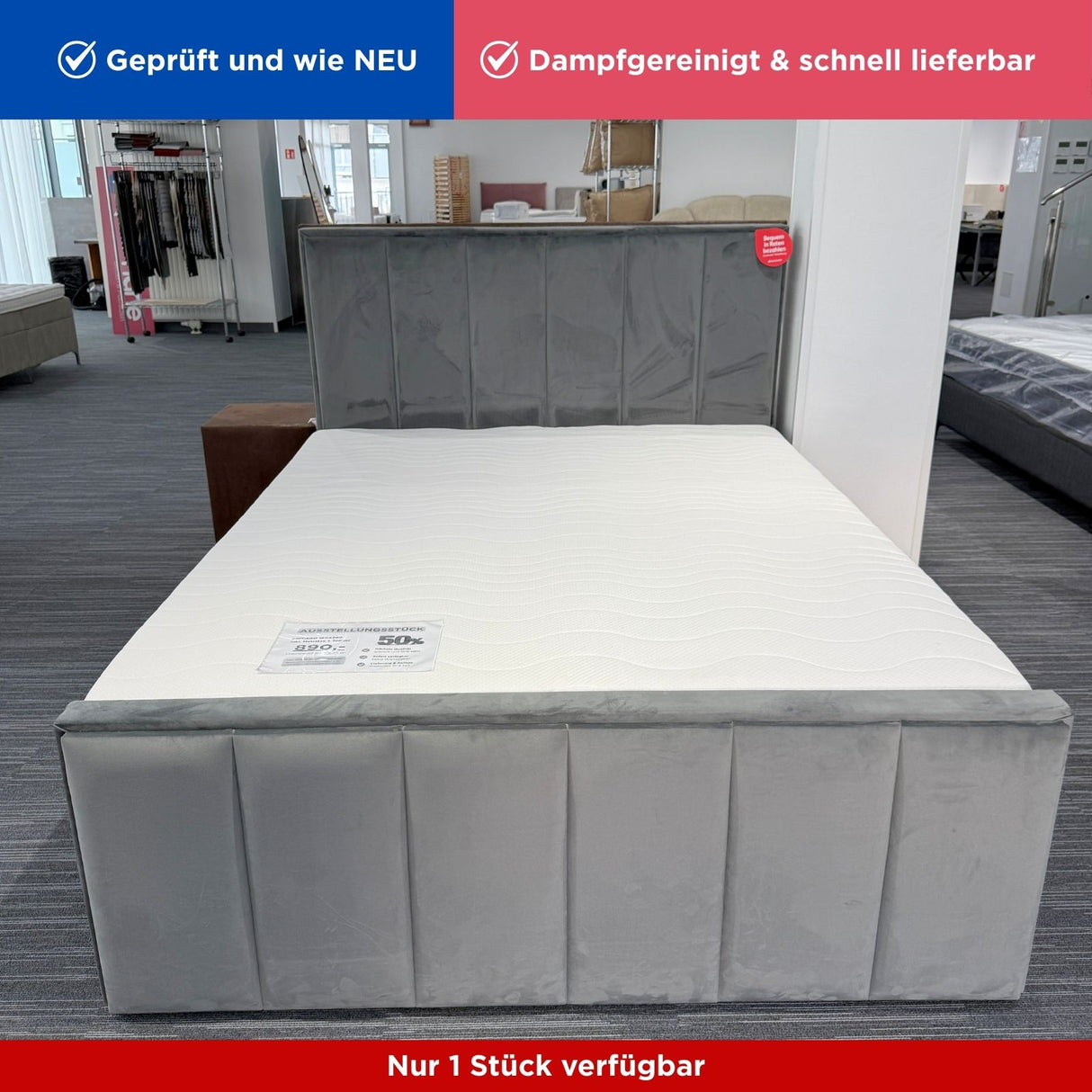 CHICAGO DUO 160×200 inkl. Matratze & Stauraum