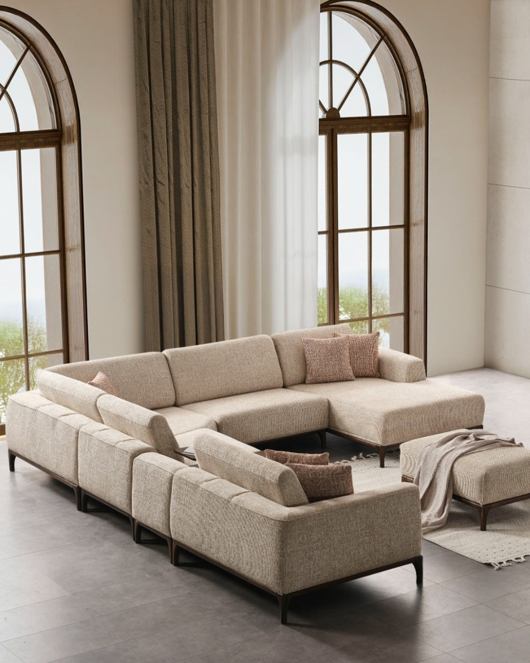 Modulares Sofa Bilbao Hocker