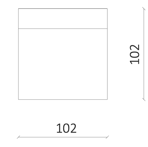 Modulares Sofa Bilbao Zwischen-Modul