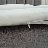 Boxspringbett OSCAR Boucle elektrisch verstellbar mit Matratze & Topper