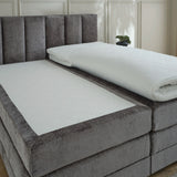 Boxspringbett OSCAR Boucle elektrisch verstellbar mit Matratze & Topper