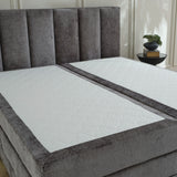 Boxspringbett OSCAR Boucle elektrisch verstellbar mit Matratze & Topper