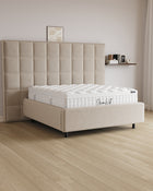 Bett mit Stauraum Pro Castle Long in Samt