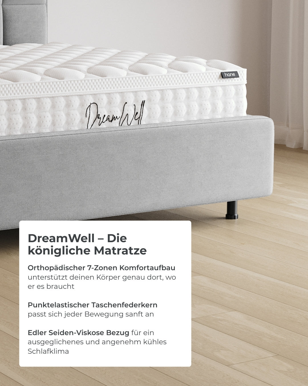 Bett mit Stauraum Pro Castle Long in Samt